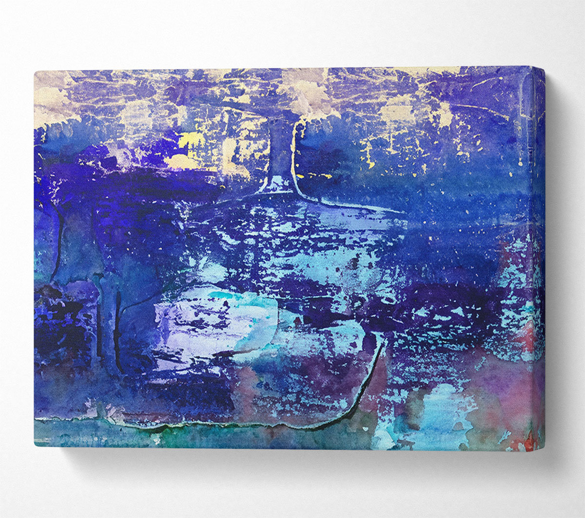 Metro Lane Acrylic Art Paint Textures Canvas Watercolour | Wayfair.co.uk